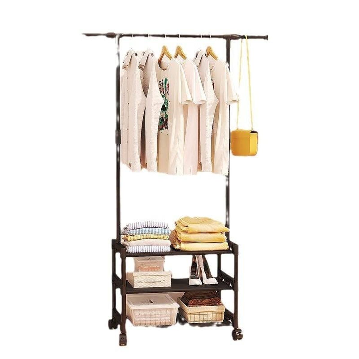 GENERICO - Perchero Colgador Organizador Estante Ropa 3 Niveles