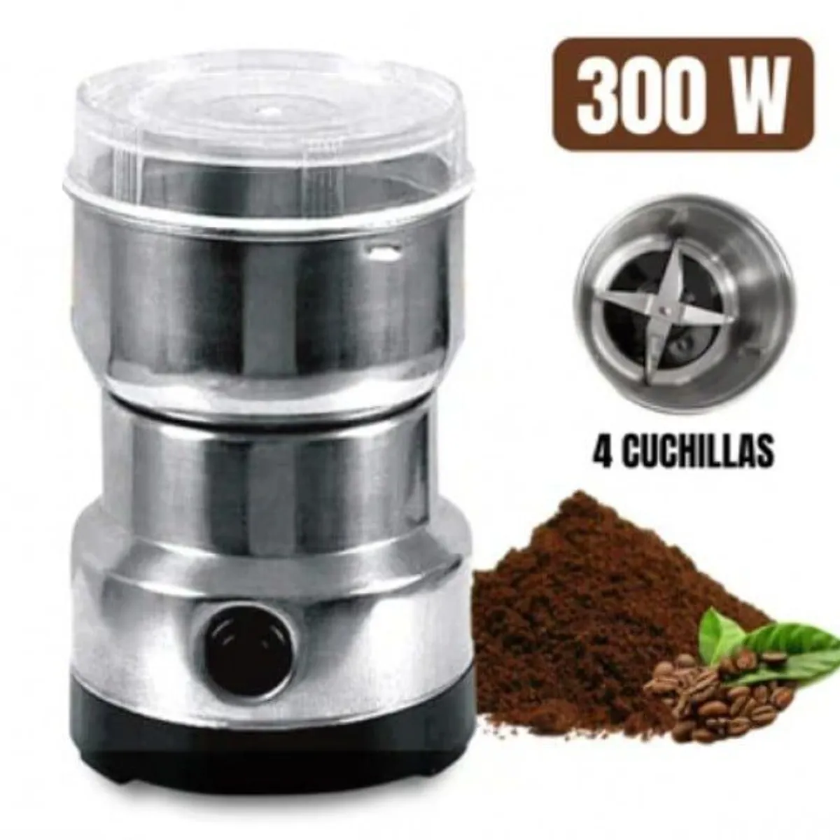GENERICO - Molinillo Eléctrico para café De Acero Inoxidable 300 W – Moledor