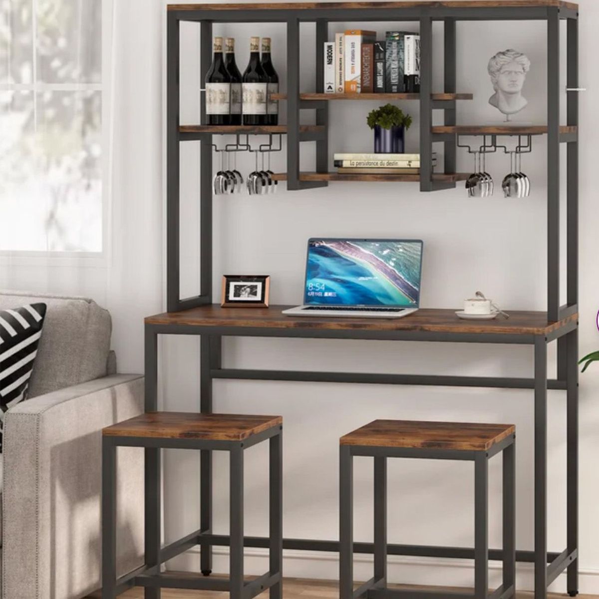 VENTITAS HOME - Mueble Bar Hodge Ventitas Home Caramelo