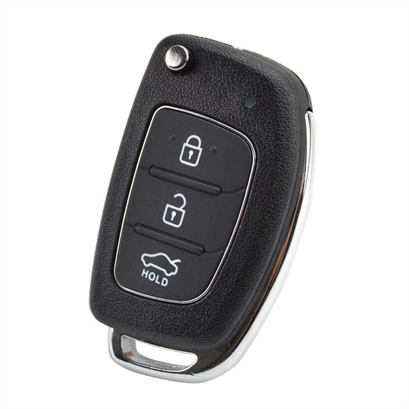 GENERICO - Carcasa Llave Flip 3 Botones para Hyundai Control Remoto