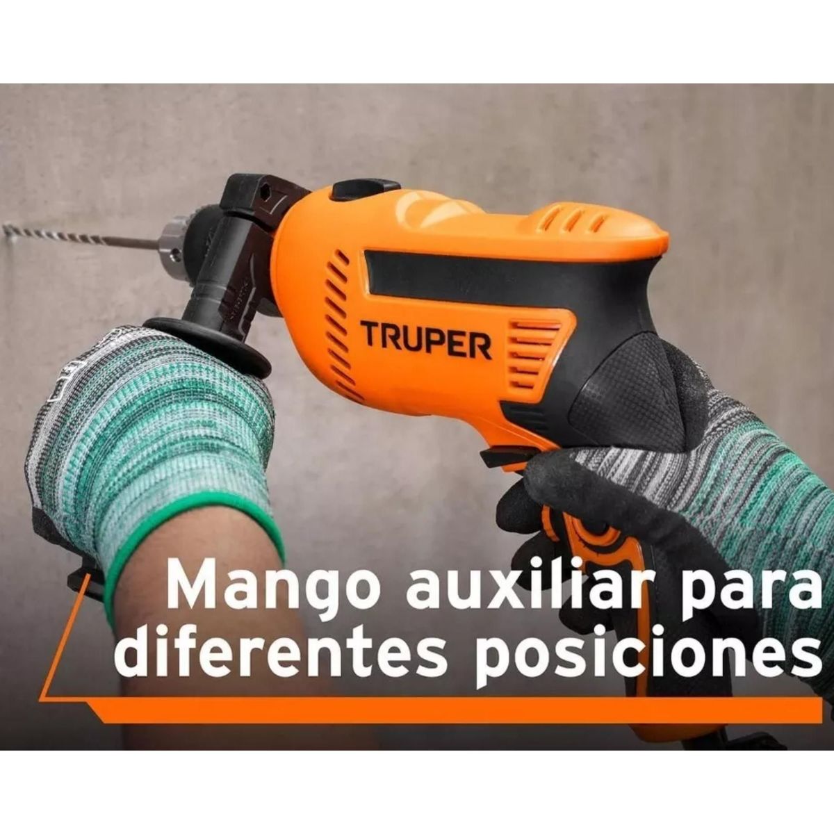 TRUPER - TALADRO PERCUTOR TRUPER 600W 1/2" + KIT 10 PIEZAS