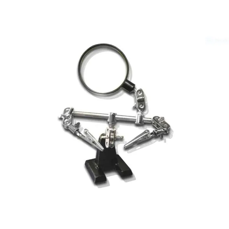 TAKEMA - Soporte de Lupa con Pinzas de Cocodrilo ZD-10R TAKEMA