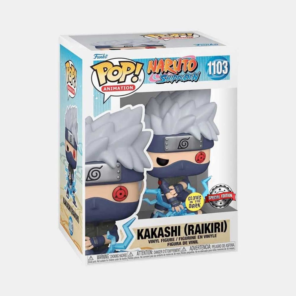 FUNKO - FUNKO POP NARUTO SHIPPUDEN - KAKASHI RAIKIRI  GLOW SE