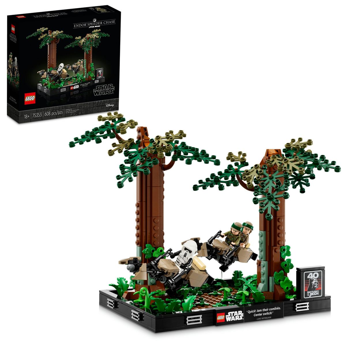 LEGO - LEGO 75353 Diorama Speeder De Endor