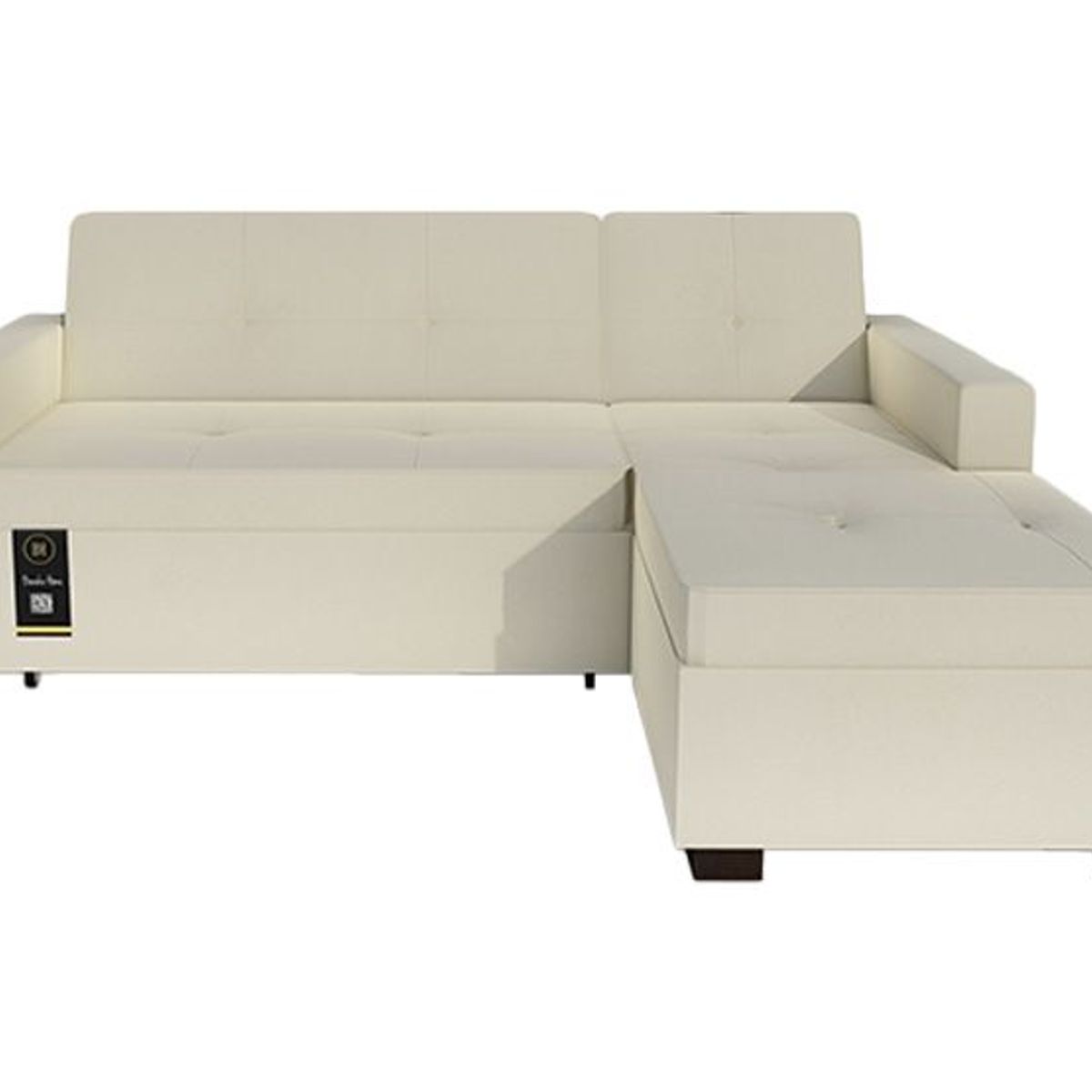 BARAKA HOME - Sofá Cama Seccional Debar Derecho 3 Cuerpos - Ivory