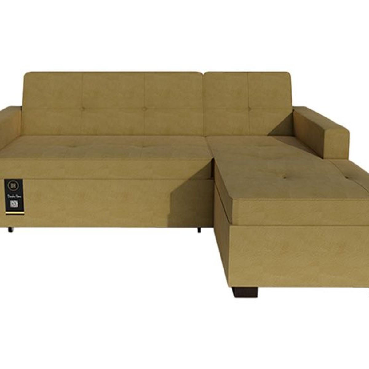 BARAKA HOME - Sofá Cama Seccional Debar Derecho 3 Cuerpos - Beige Oscuro