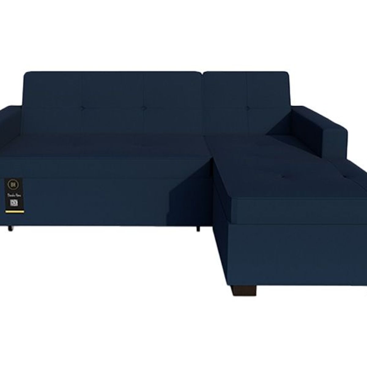 BARAKA HOME - Sofá Cama Seccional Debar Derecho 3 Cuerpos - Azul Marino