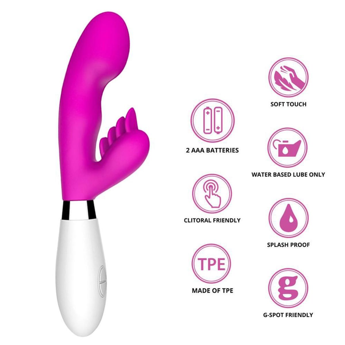GENERICO - Vibrador del Punto G para las Mujeres Dildo Masturbacion