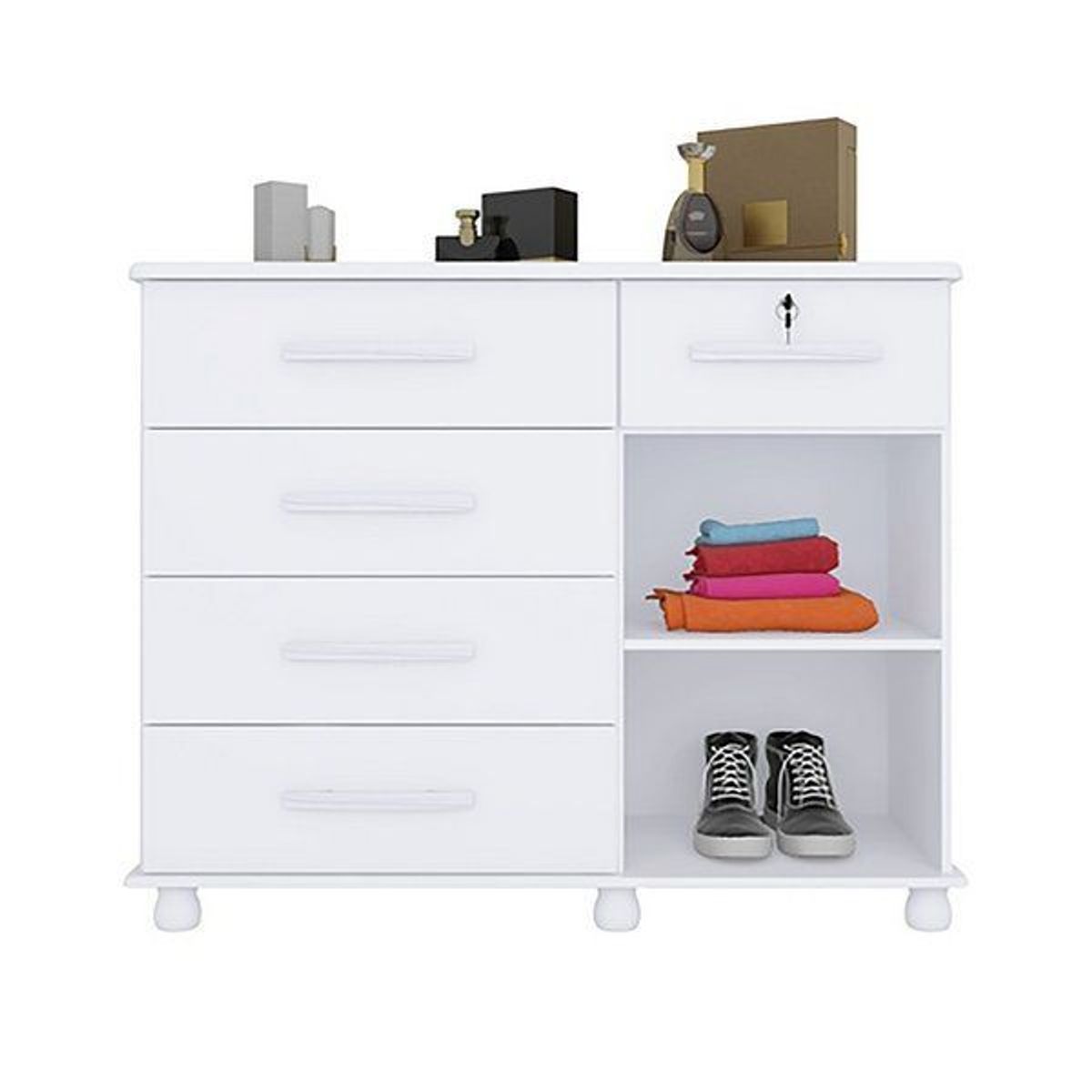 GENERICO - COMODA ANA - LA CASA DEL MUEBLERO - BLANCO