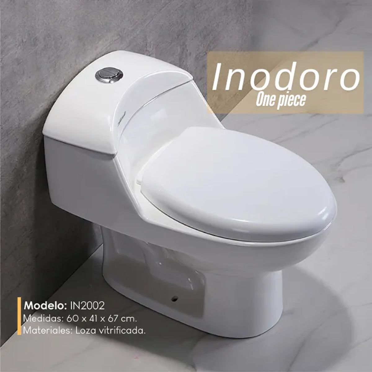 XM - INODORO ONE PIECE BLANCO IN2002