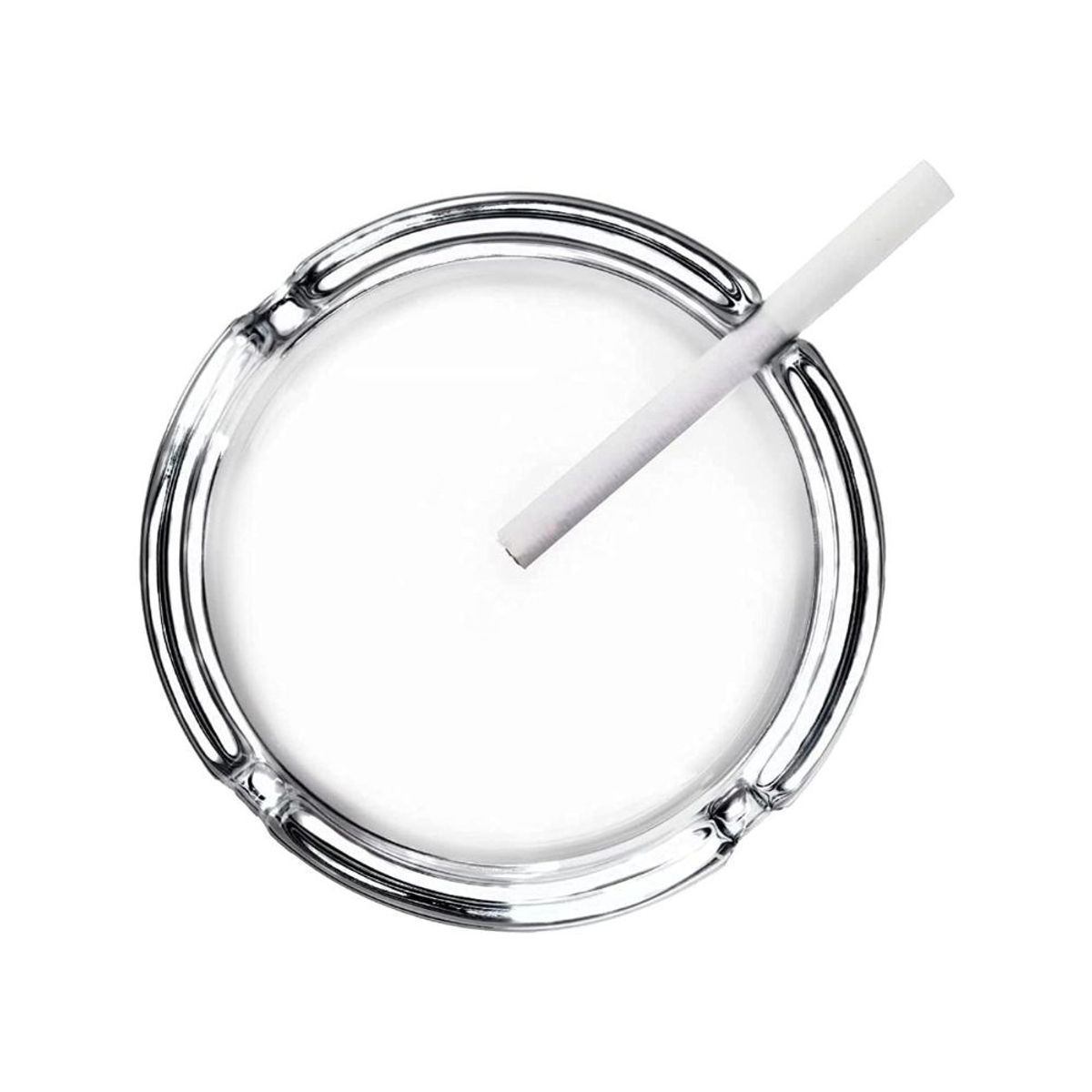 HYGGE - Cenicero de Vidrio Cristal Redondo