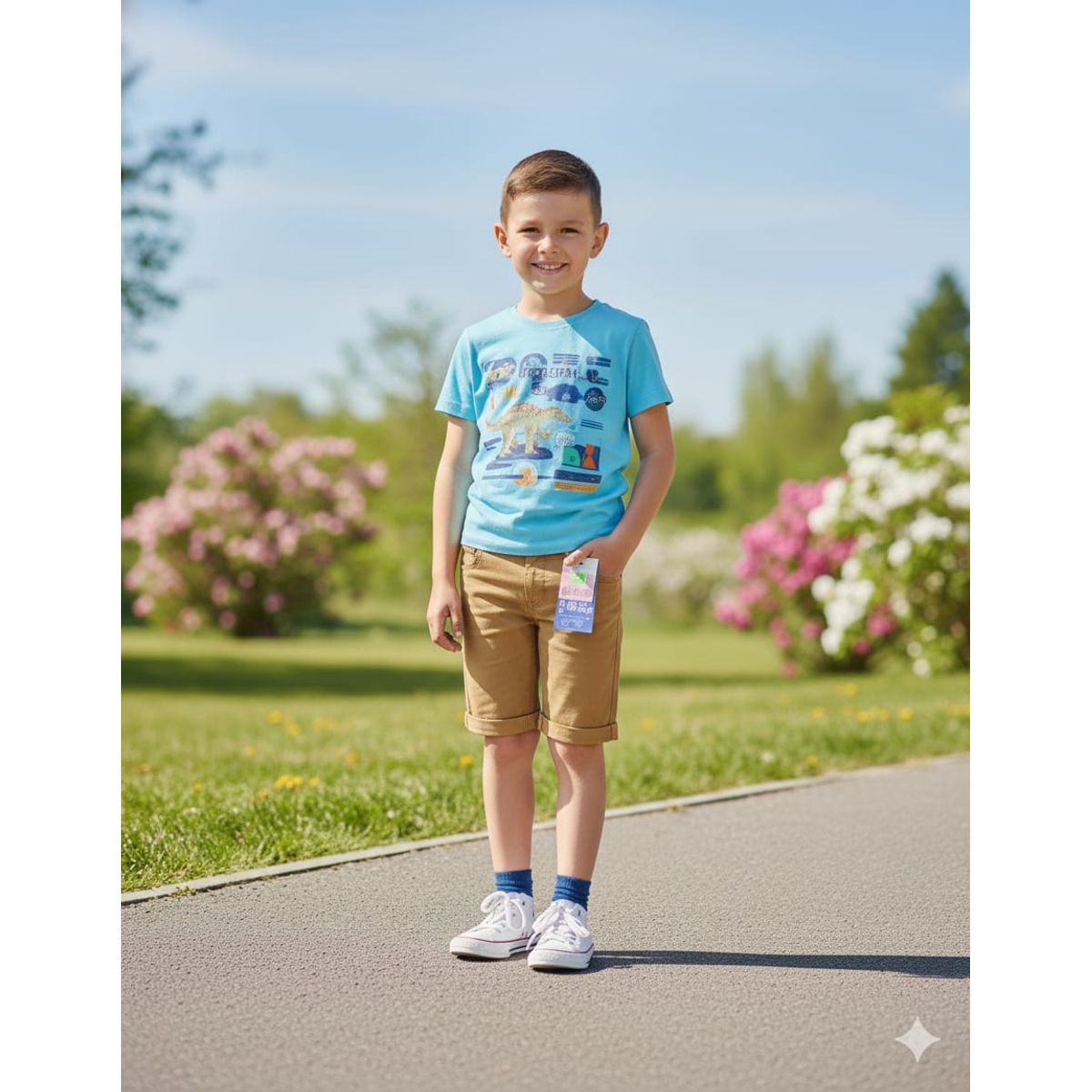 GENERICO - Short para niño demin