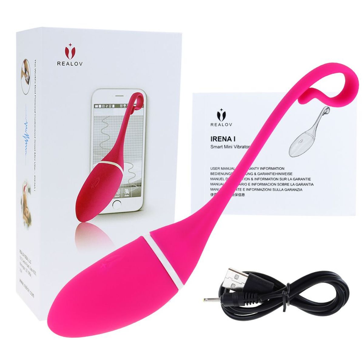 GENERICO - IRENA I Consolador Vibrador Dildo Control con Aplicativo
