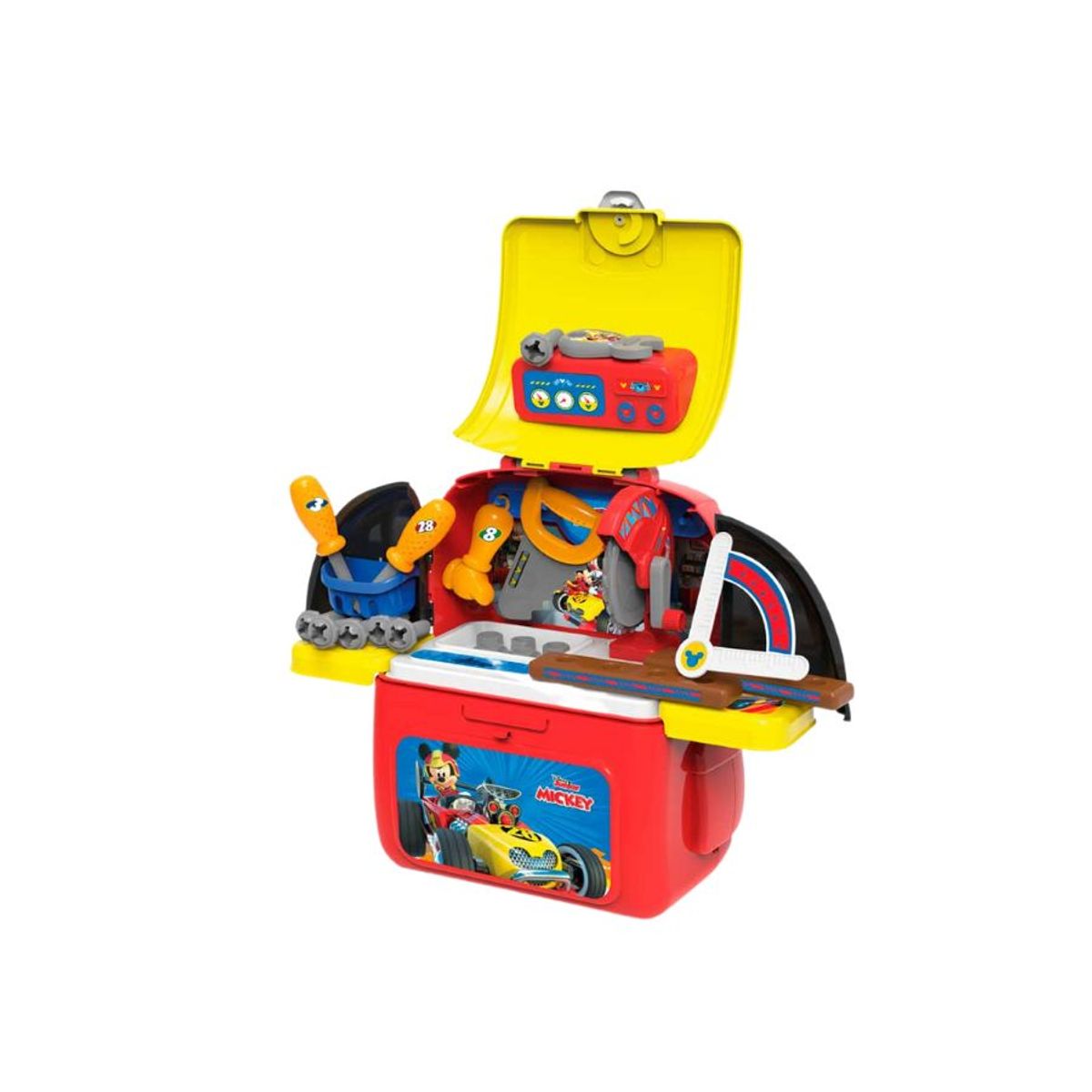 GENERICO - Set de herramientas y mochila 2 en 1 - Mickey Mouse