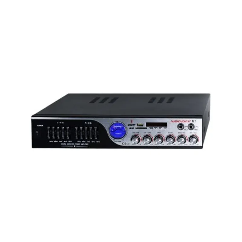 GENERICO - Amplificador de Audio 40W 4 Salida con USB/SD y Radio FM K1 AUDIOVOICE