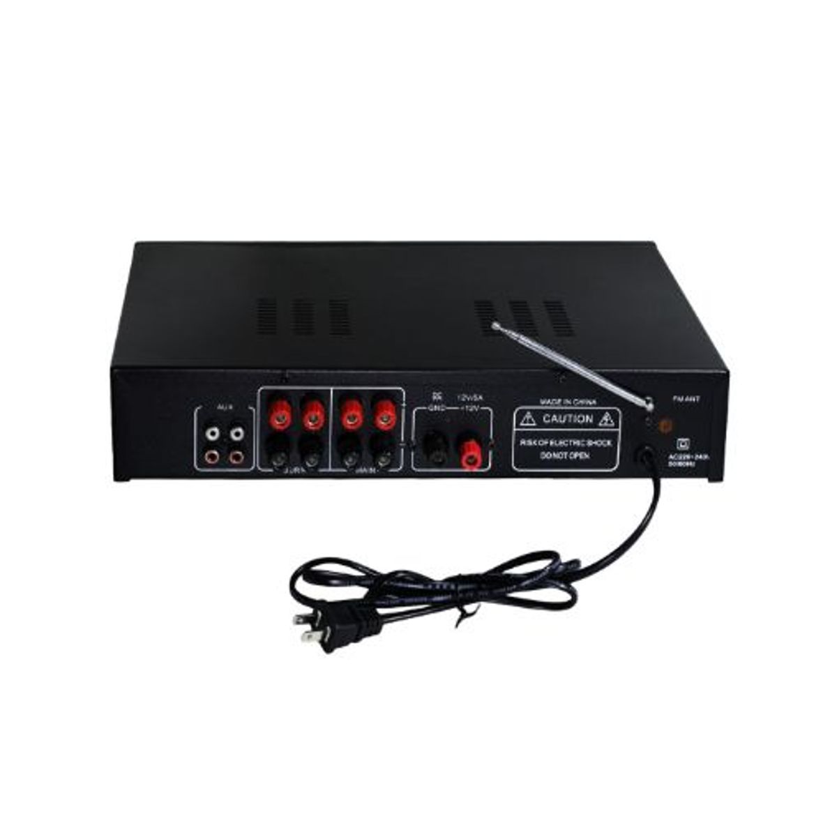 GENERICO - Amplificador de Audio 40W 4 Salida con USB/SD y Radio FM K1 AUDIOVOICE