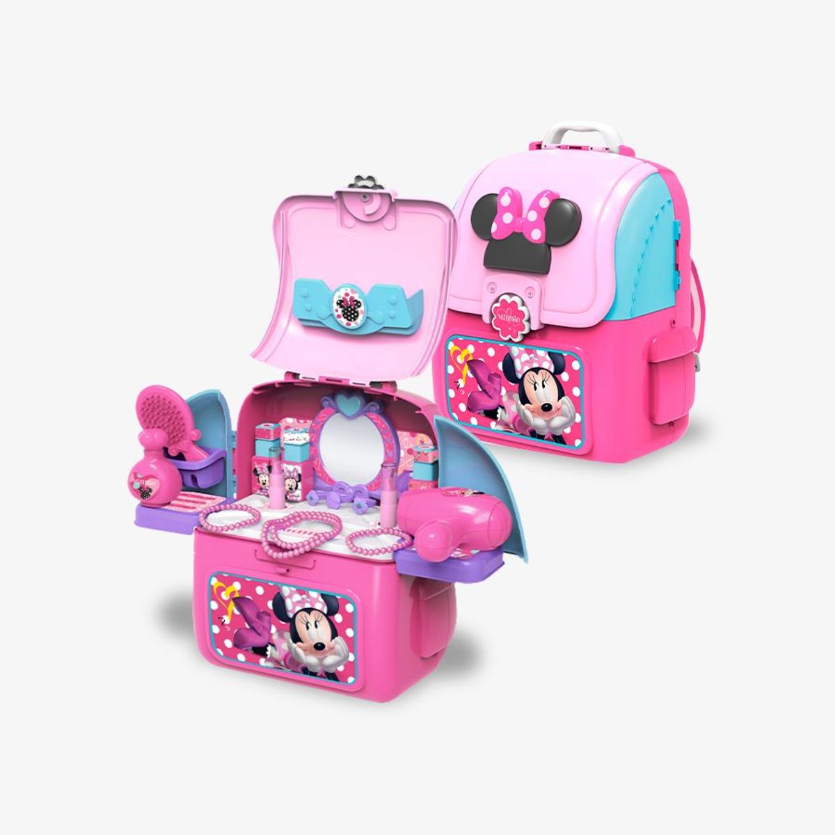 DISNEY - Set de belleza y mochila 2 en 1 - Minnie Mouse