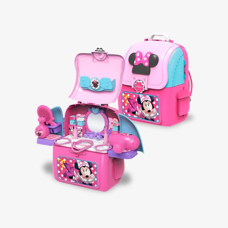 DISNEY - Set de belleza y mochila 2 en 1 - Minnie Mouse