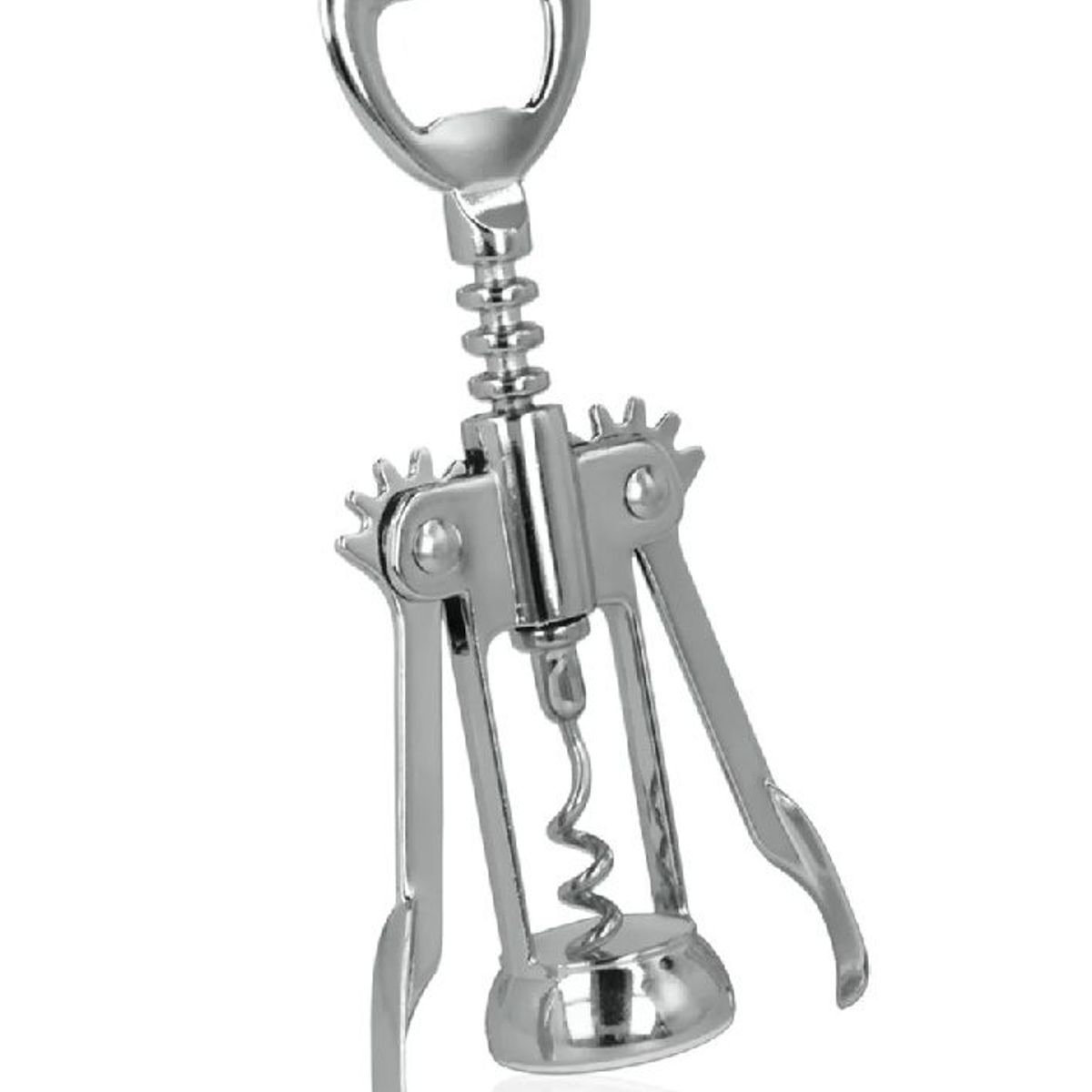 METALTEX - Sacacorchos Con Manijas Acero Inoxidable