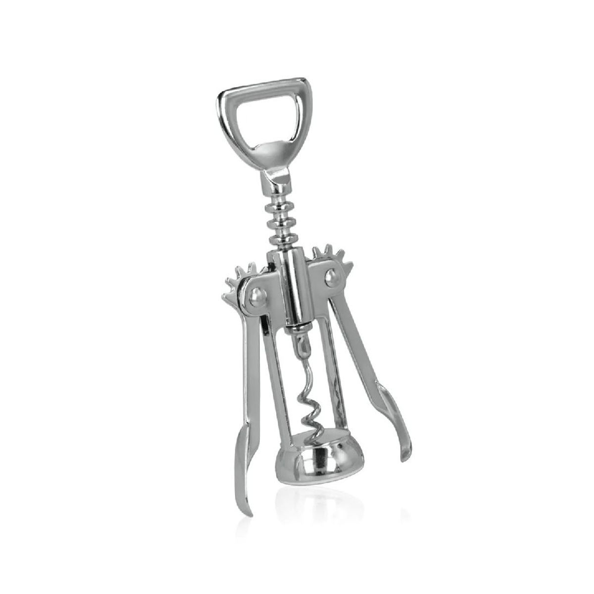 METALTEX - Sacacorchos Con Manijas Acero Inoxidable