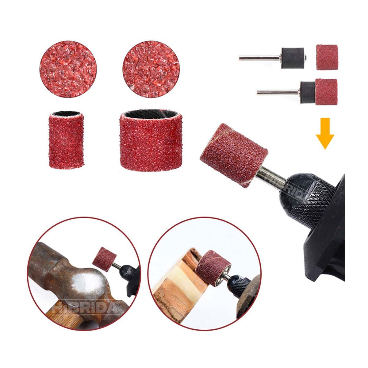 INGCO TOOLS - COMBO MINI GRINDER 130w TALADRO MULTIPROPÓSITO PULIR + SET 420 PZAS INGCO