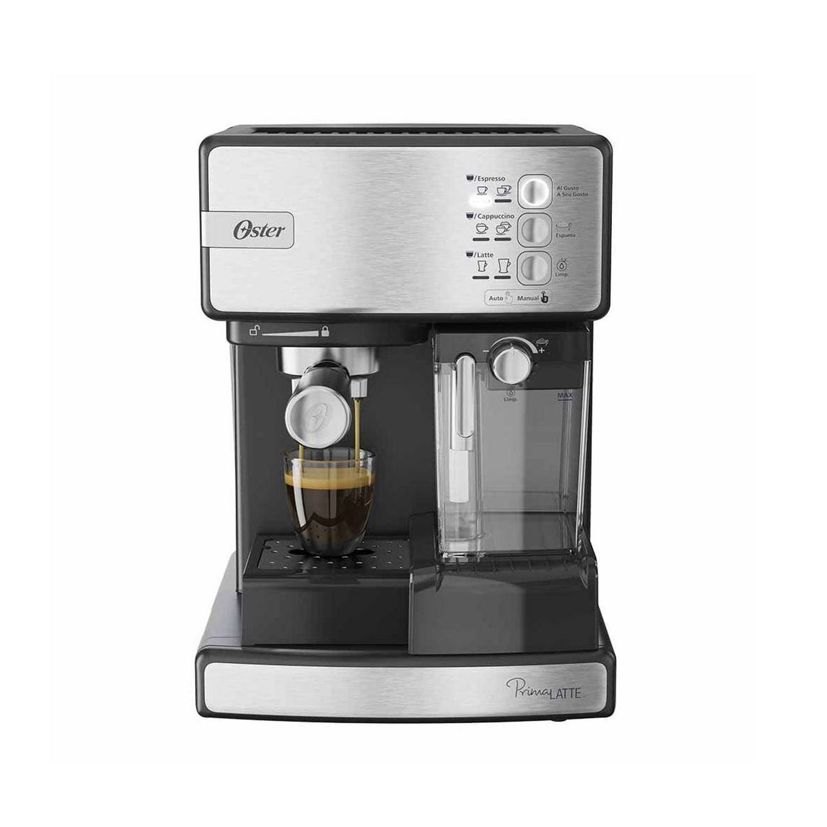 OSTER - Cafetera Expresso PrimaLatte BVSTEM6603SS