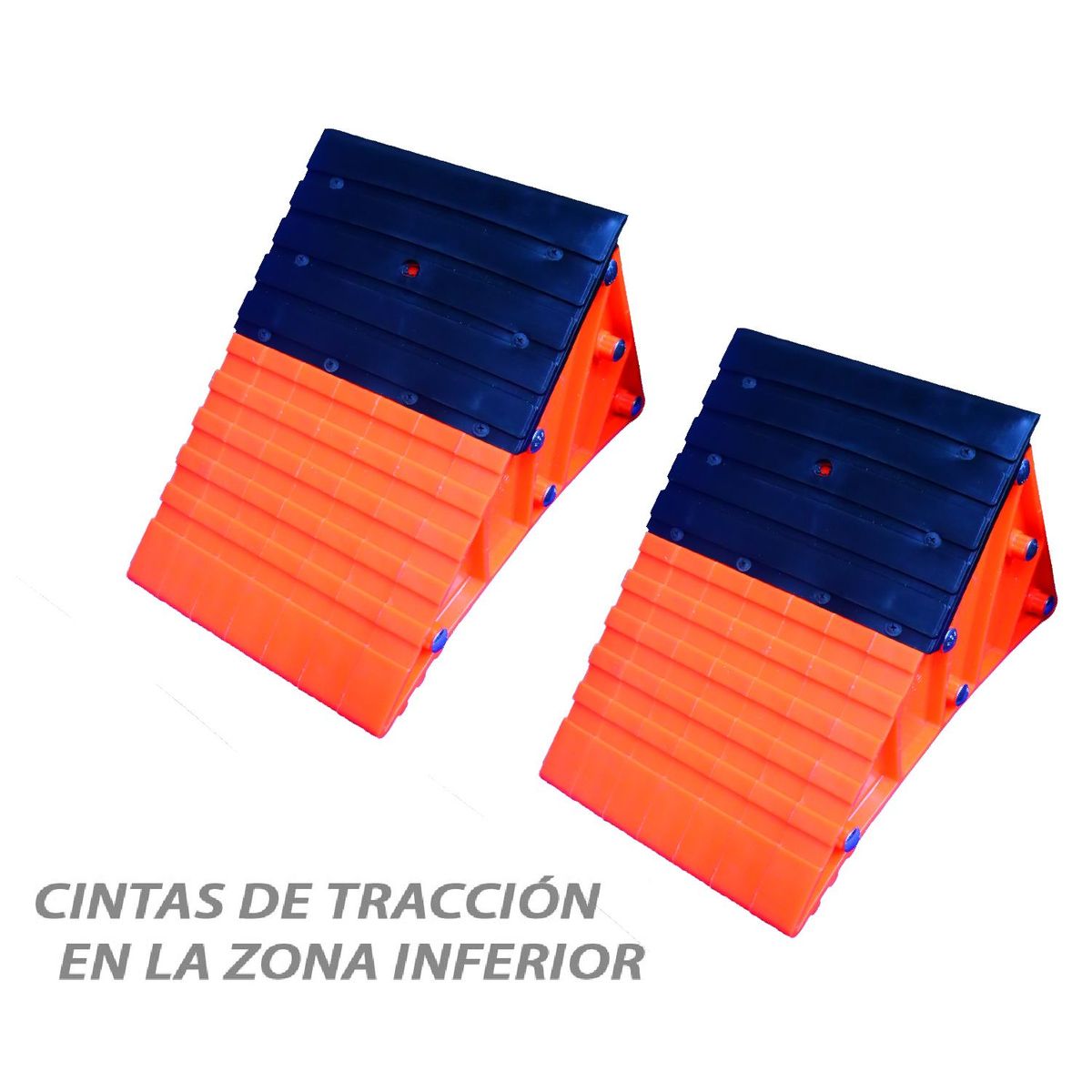 GENERICO - Taco Cuña 2 pzas de poliuretano de 20 toneladas para camion.