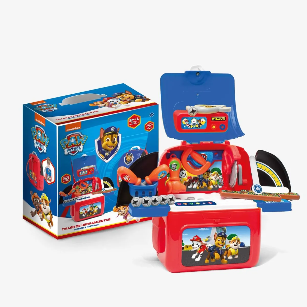 NICKELODEON - Set de herramientas y mochila 2 en 1 - Paw Patrol