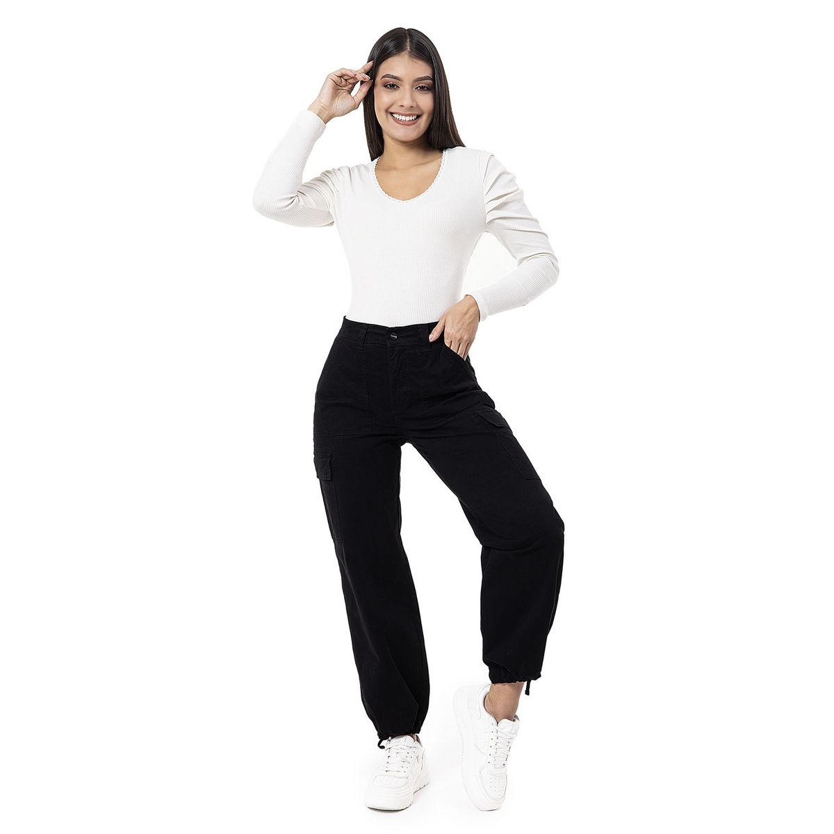 PIONIER - Pantalon Clasico Denim Stretch Niña Yumemi