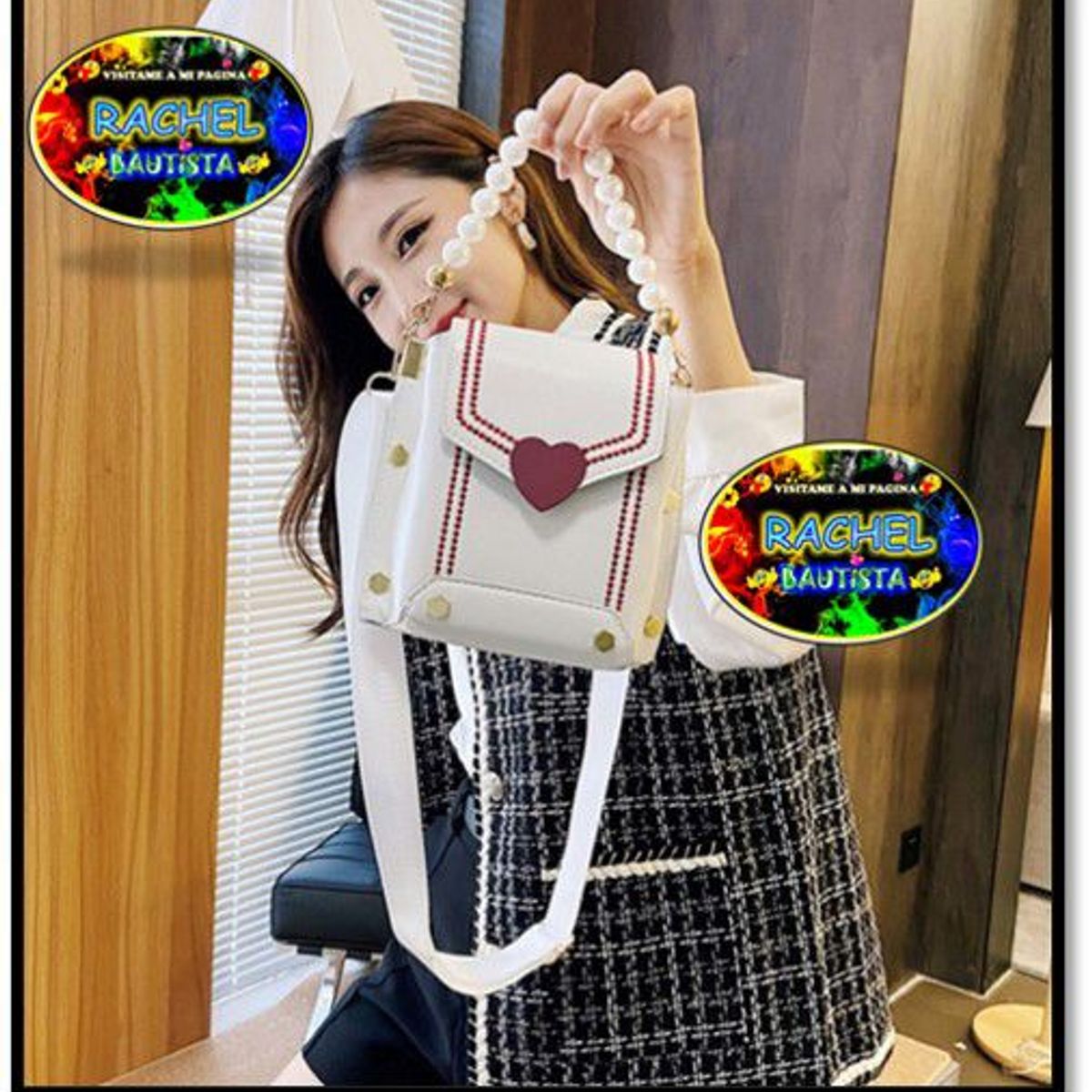 ORIGEN - Cartera Bolso de hombro cruzado con asa superior