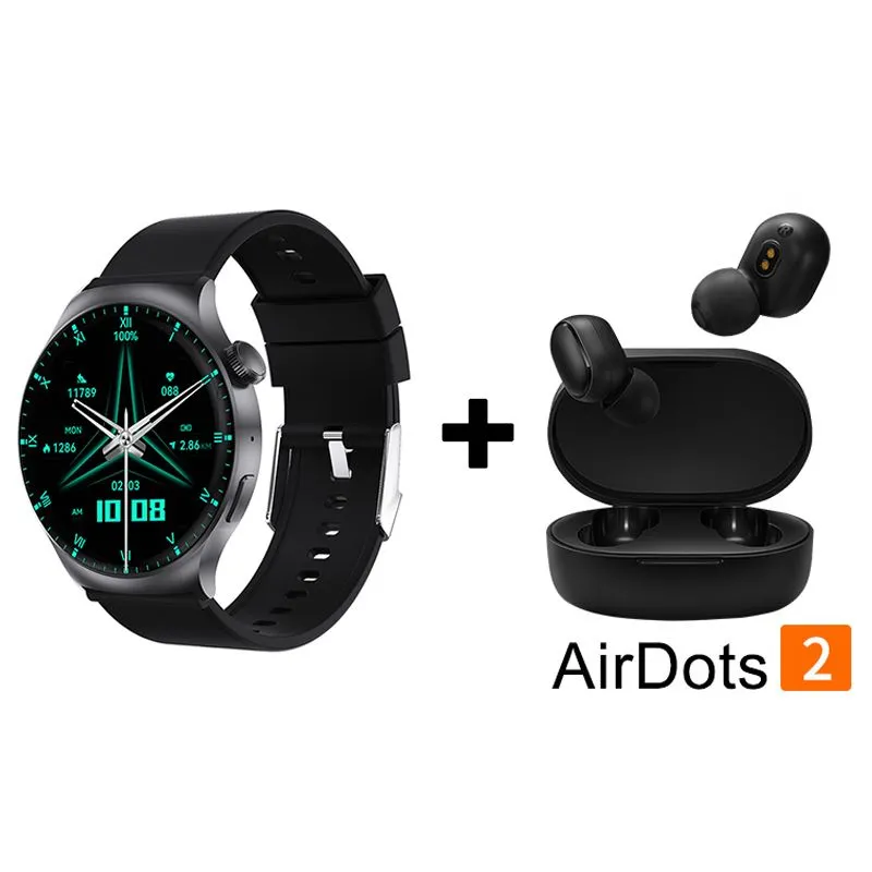 XIAOMI - Audífonos Bluetooth Xiaomi Airdots2 y Smartwacth Inteligente DT4 Mate