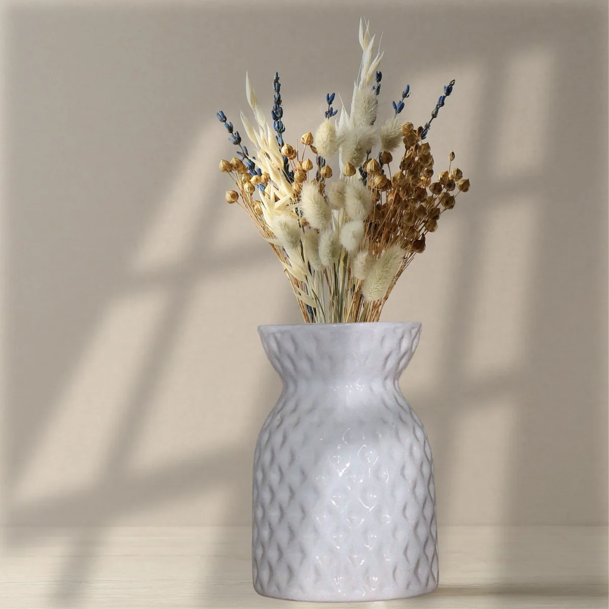 GENERICO - Floreros Jarrones Home Decorativos de Cerámica Nacional 17 x 12 cm