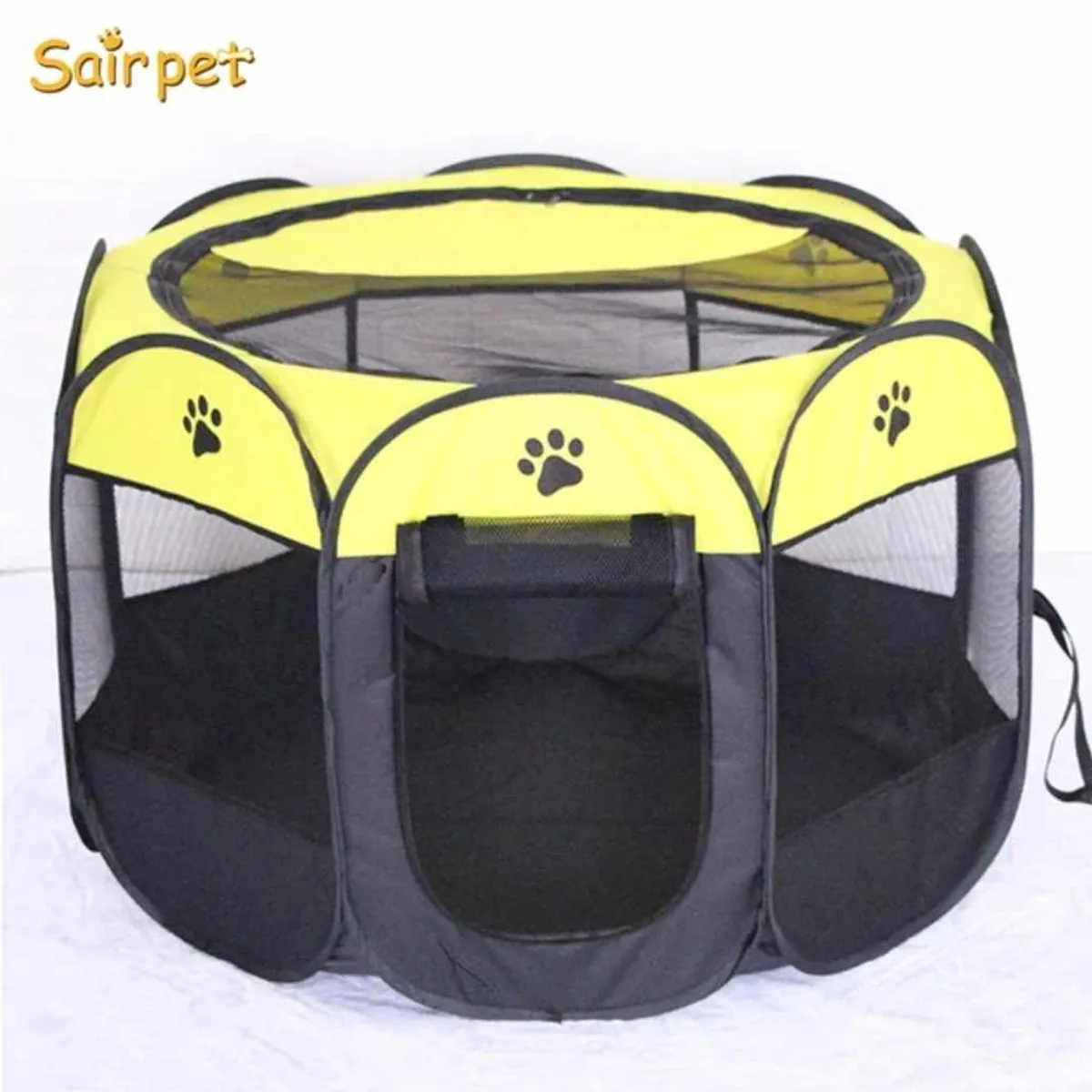 GENERICO - Corral Plegable Jaula Portatil Mascotas Perro Gato -Talla M