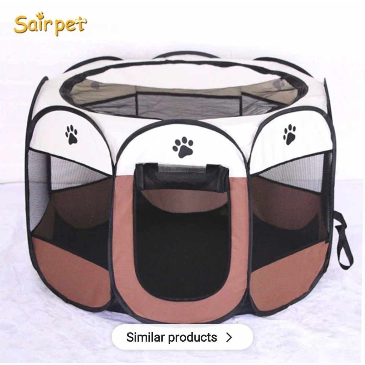 GENERICO - Corral Plegable Jaula Portatil Mascotas Perro Gato -Talla M