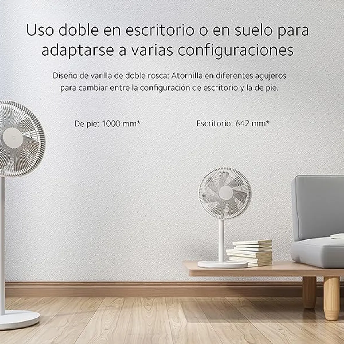 XIAOMI - Ventilador Inteligente Xiaomi Mi Smart Standing Fan 2 Lite