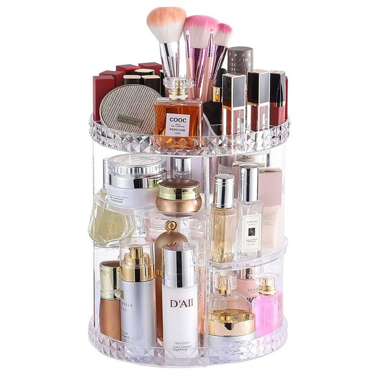GENERICO - Organizador Acrílico para Cosméticos Giratorio