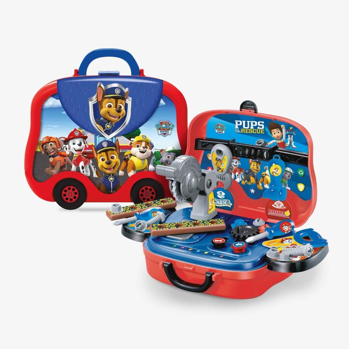 NICKELODEON - Set de herramientas y lonchera 2 en 1 - Paw Patrol