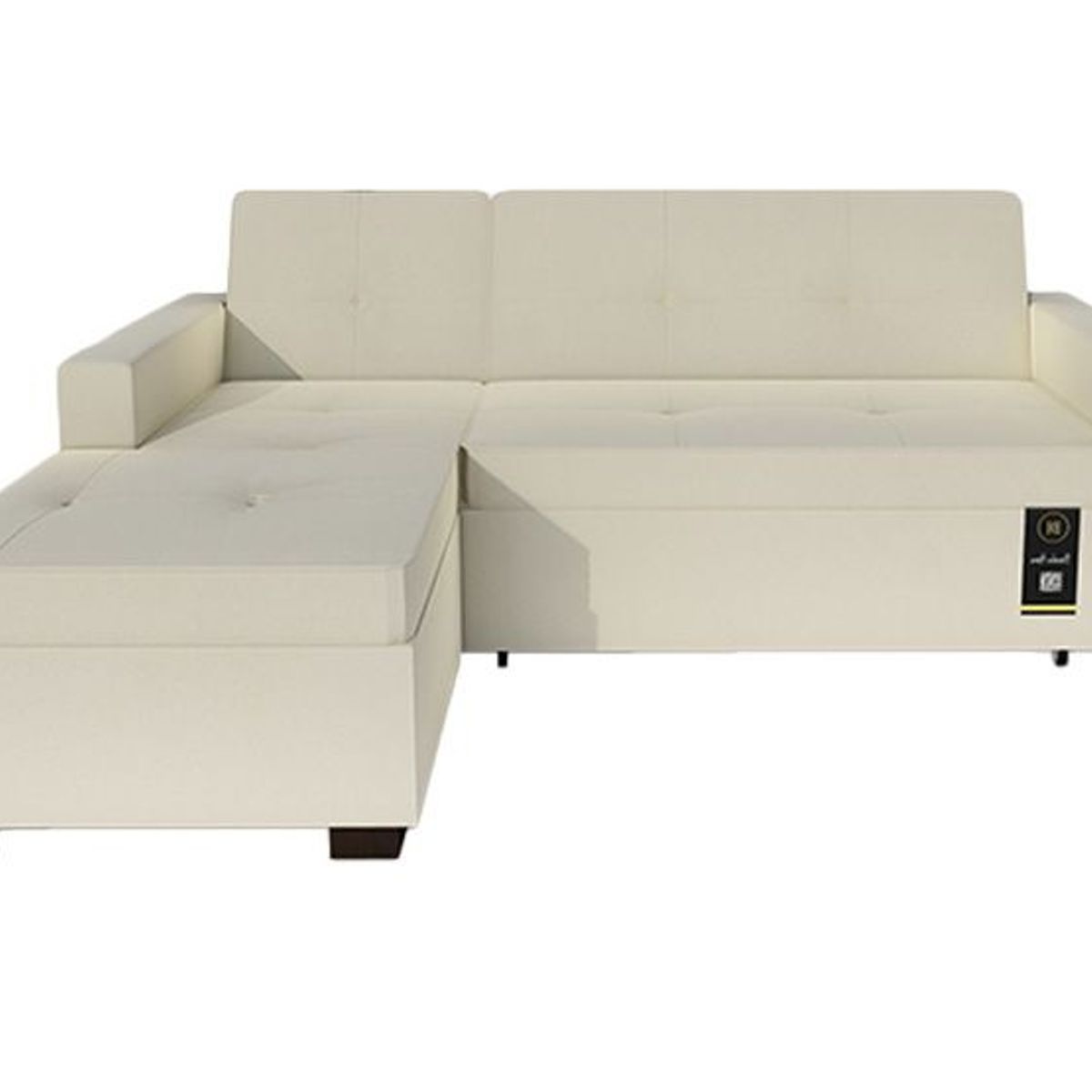 BARAKA HOME - Sofá Cama Multifuncional Debar Izquierdo 3 Cuerpos - Ivory