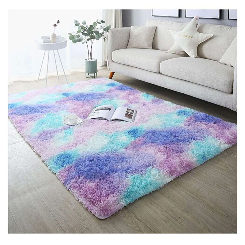 GRETAIL - Alfombra De Felpa Piso Decorativo 200cm x 140cm Tricolor