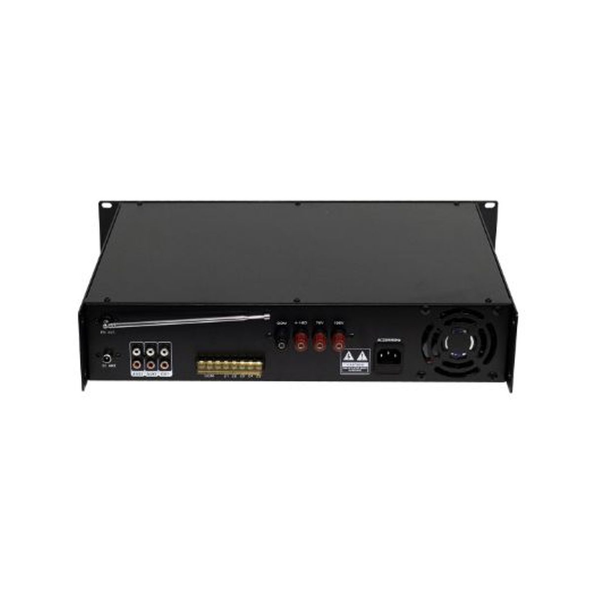 BATBLACK - Amplificador Profesional 5 Canales 500W BT-M15150UFB BATBLACK