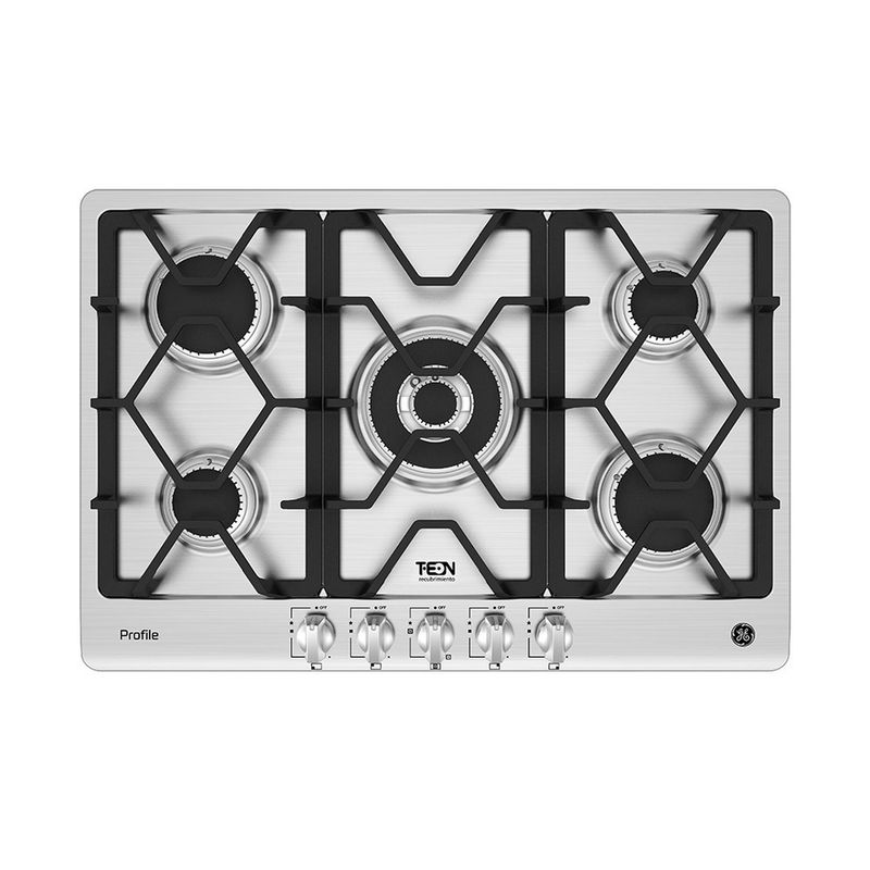 GENERAL ELECTRIC - Parrilla a Gas 76cm Acero Inoxidable GE PGP75TI0