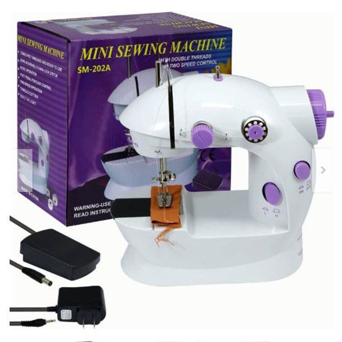 GENERICO - MINI MAQUINA DE COSER ELECTRICA PORTATIL