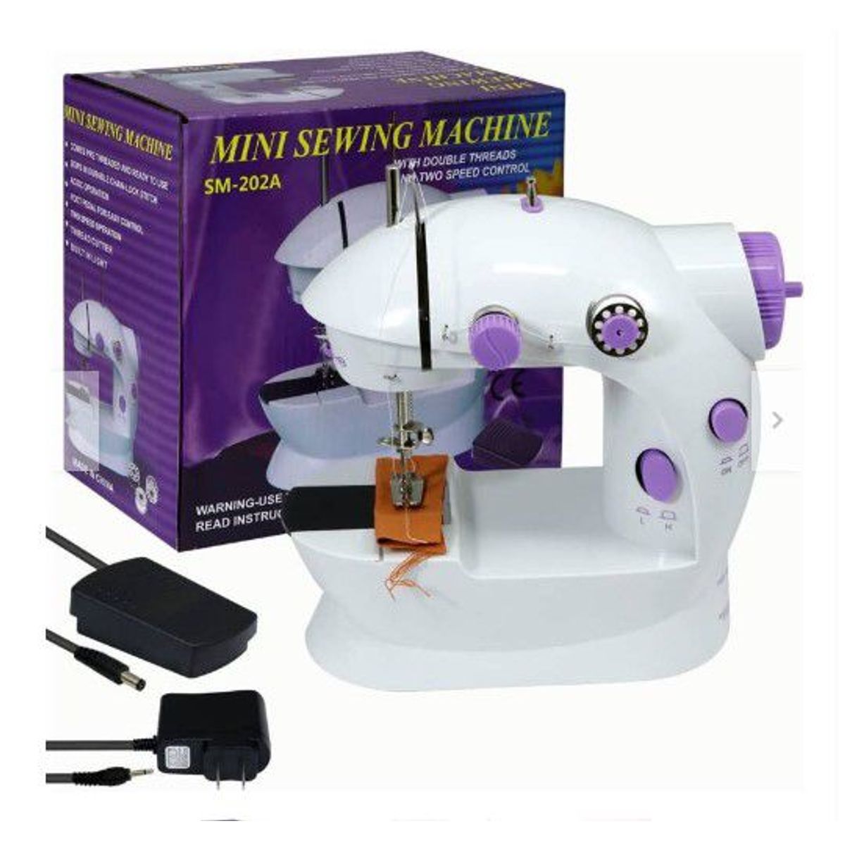 GENERICO - MINI MAQUINA DE COSER ELECTRICA PORTATIL