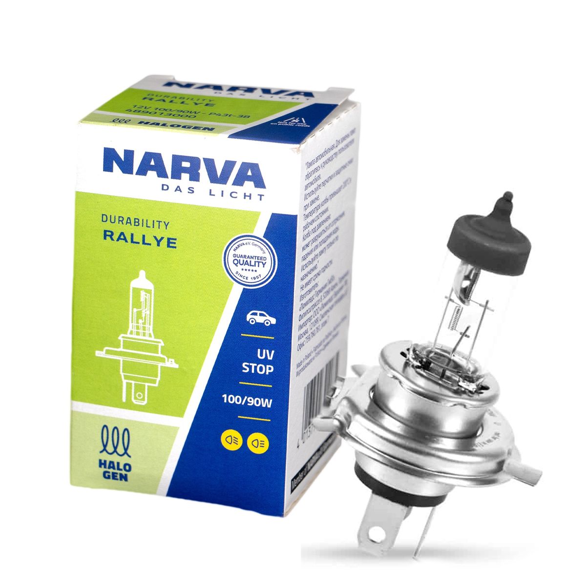 NARVA - Foco Narva H4 12v 130x100w P43t