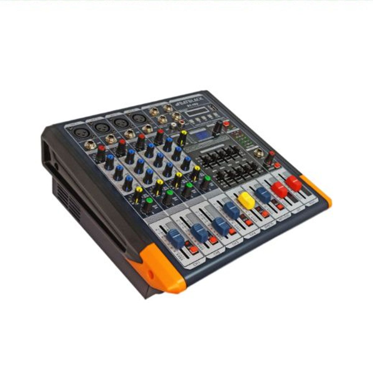 BATBLACK - Consola Amplificada 600W 4 canales USB/MP3/Bluetooth BT-4D2 BATBLACK