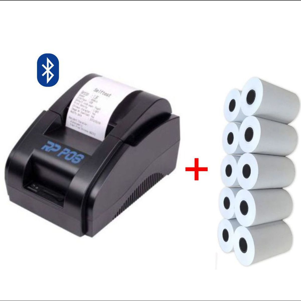 RP POS - Impresora térmica de ticket 58mm RP POS BLUETOOTH  USB + rollos