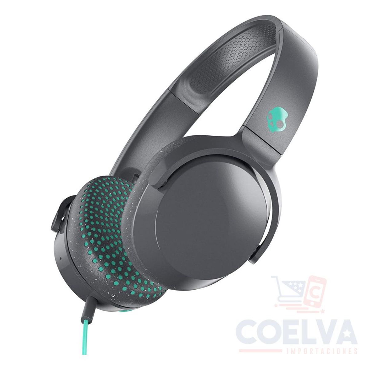 SKULLCANDY - Skullcandy Riff Audífono con Micrófono On-Ear - Verde Jade