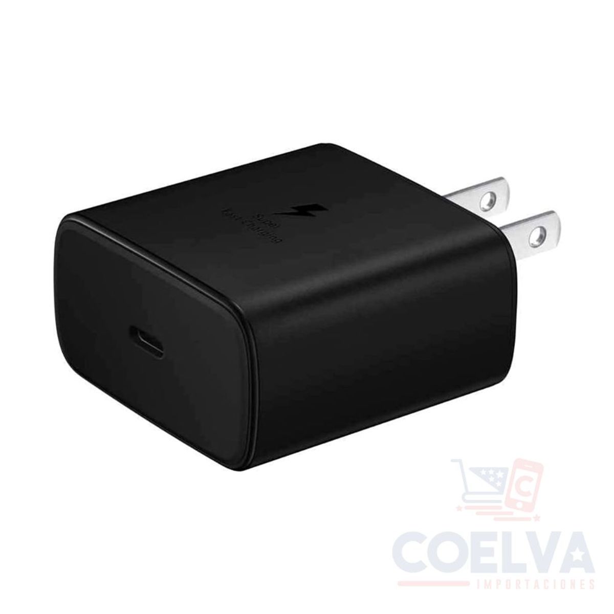 SAMSUNG - Samsung Cargador de Pared de Carga Súper Rápida USB-C de 45 W - Negro