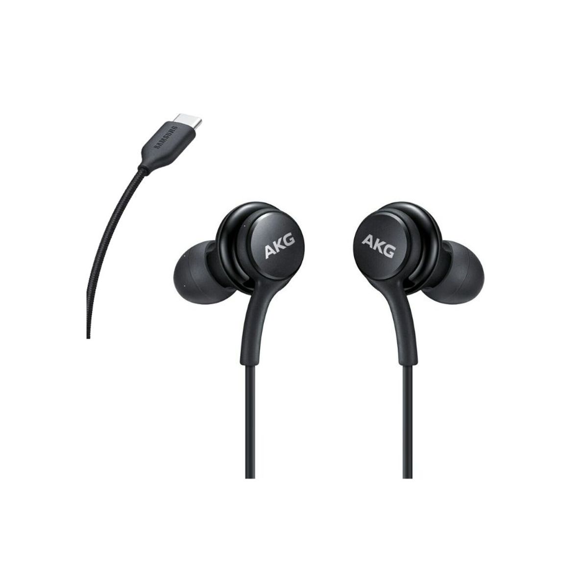 SAMSUNG - Samsung Auriculares USB Tipo C EO-IC100 Alámbrico - Negro