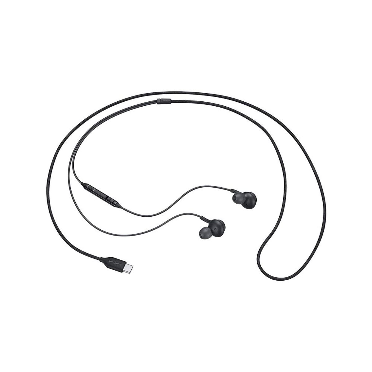 SAMSUNG - Samsung Auriculares USB Tipo C EO-IC100 Alámbrico - Negro